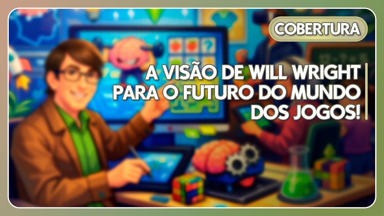 WILL WRIGHT - JOGOS PARA O CÉREBRO | UM PEQUENO VISLUMBRE DA VISÃO DE WILL PARA O FUTURO DOS JOGOS