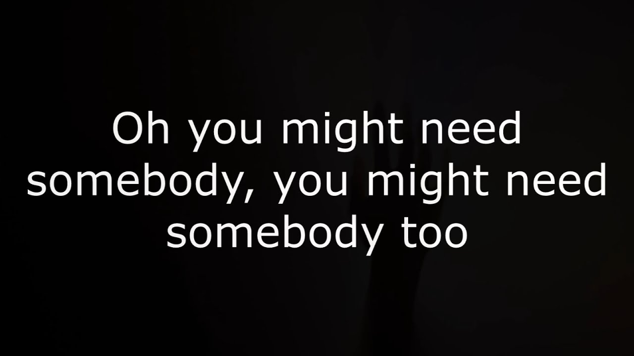 Randy Crawford - You Might Need Somebody (Lyrics video)