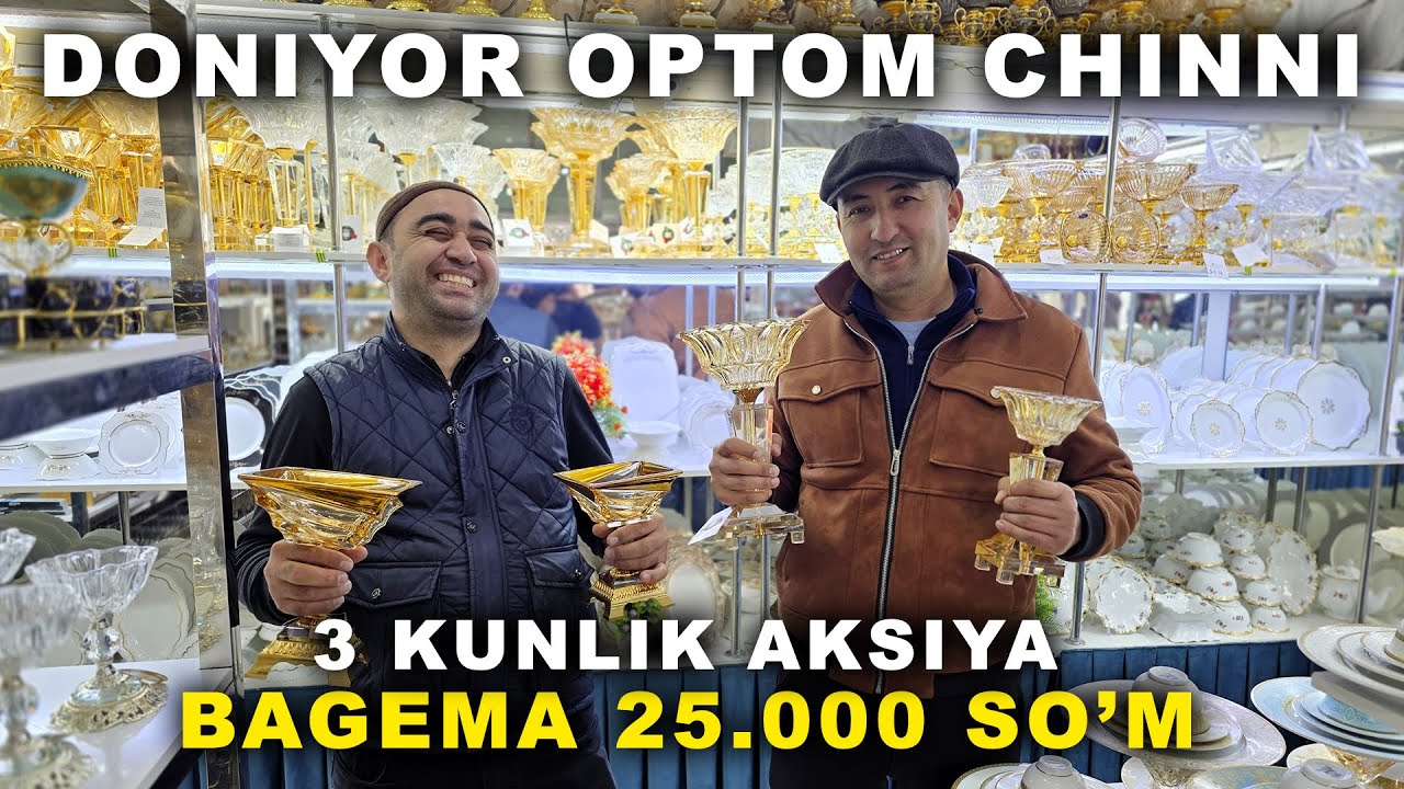 YANGILIK BAGEMA 25NING SO'M 3KUNLIK AKSIYA DONIYOR OPTOM CHINNI NARXLARNI SINDIRDI