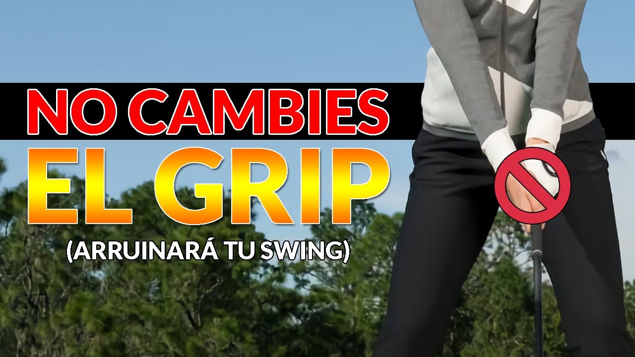 😲 Si quieres CORREGIR el SLICE ➡️ NO CAMBIES el GRIP de golf