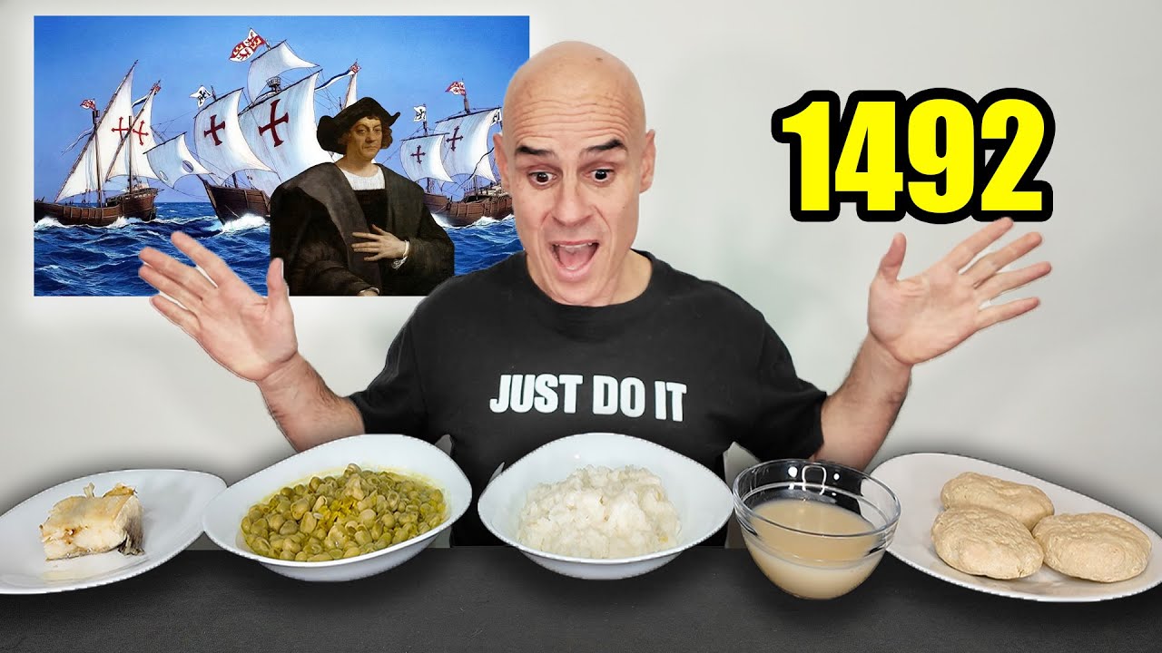 ¿SE PUEDE COMER lo que comía Cristóbal Colón? 🤯 Lo probamos…