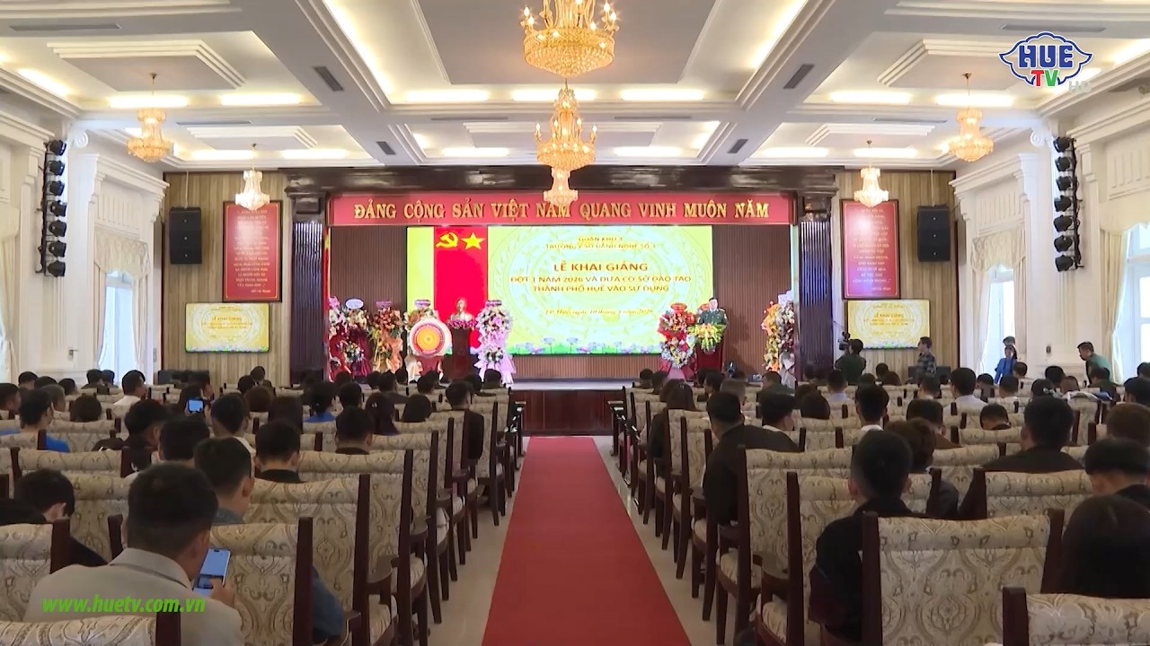 Trường Cao đẳng nghề số 4 khai giảng đợt 1 và đưa cơ sở đào tạo TP. Huế vào sử dụng