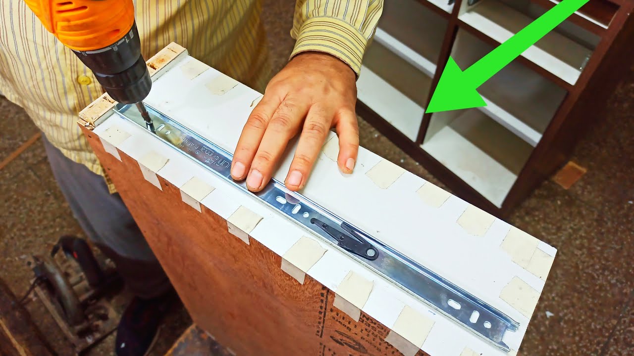 Sliding channel दराज कैसे बनाते है और उनकी Fitting कैसे की जाती है | How To make sliding Drawer ?