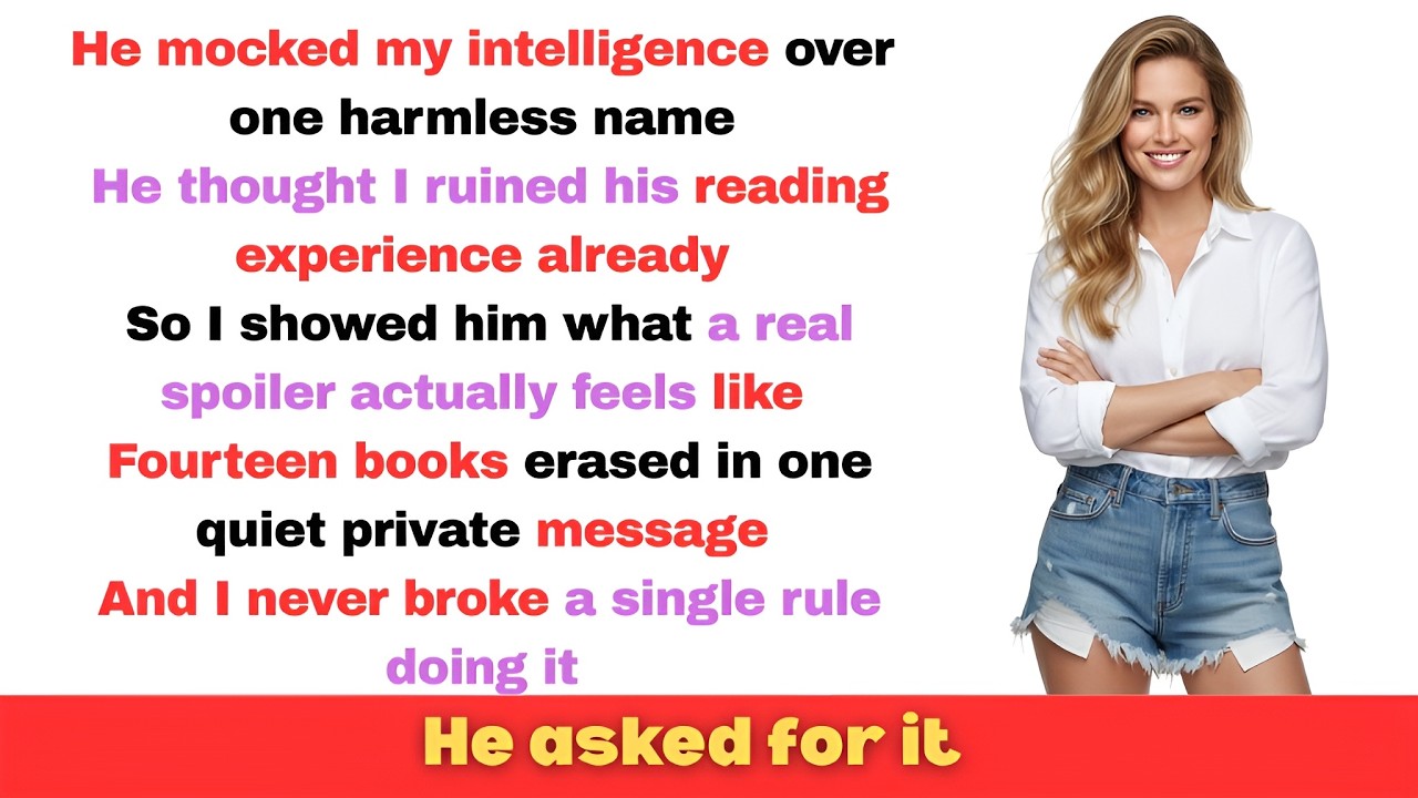 He Tried to Humiliate Me Online… So I Destroyed His Favorite Book Ending