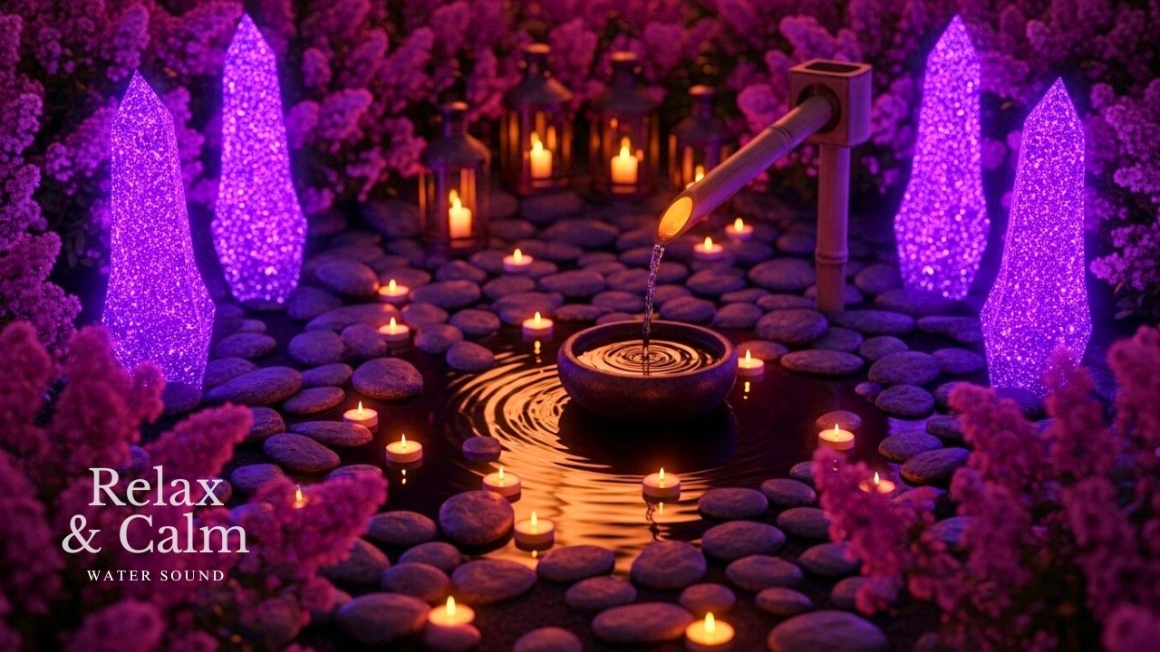 Relaxing Piano + Water Sounds 🌿 Insomnia Relief, Calm Anxiety & Depression, Study Music
