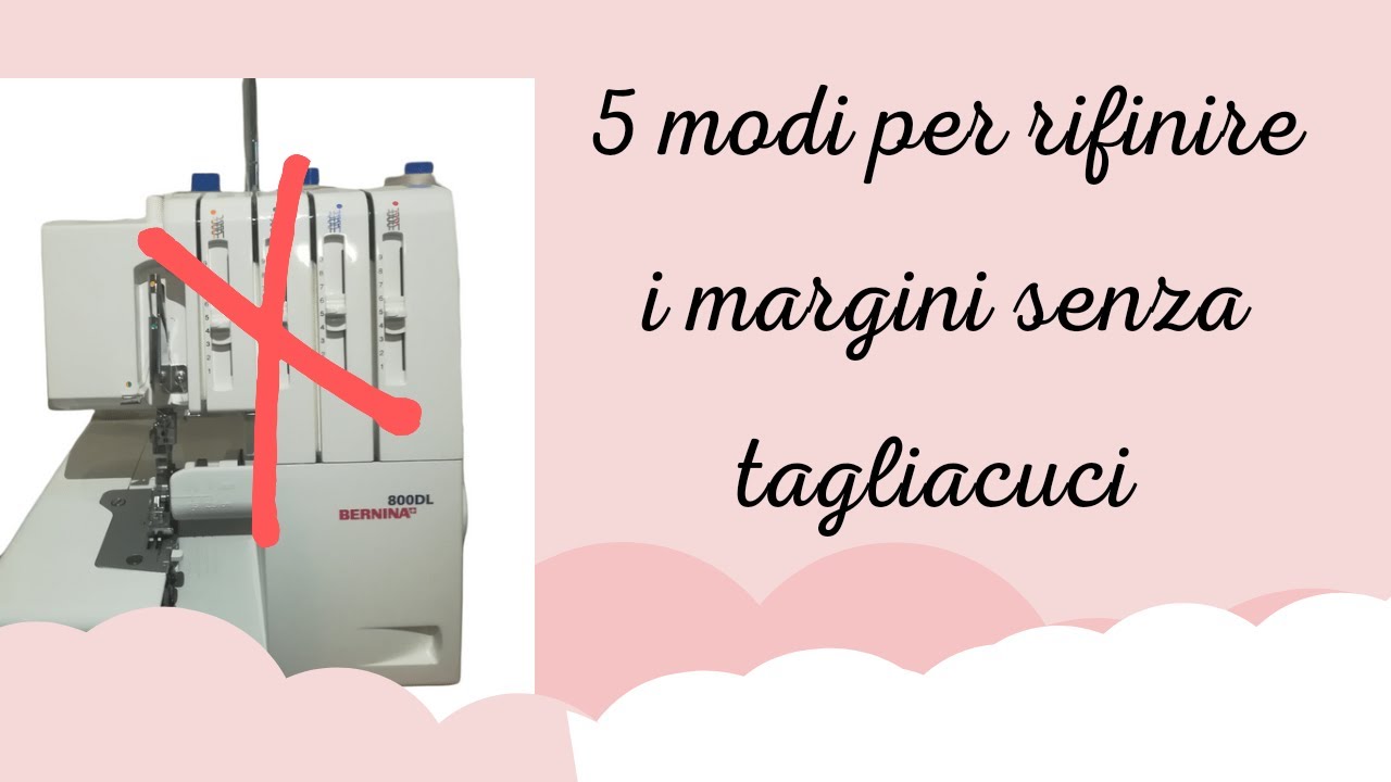 5 modi per rifinire i margini di cucitura senza taglia cuci