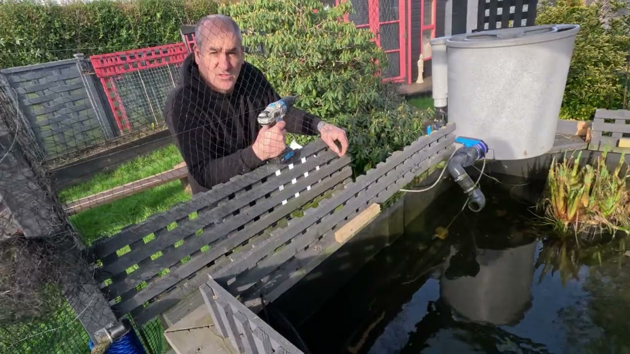 Closing down the pond. been away a while and some sad  news.