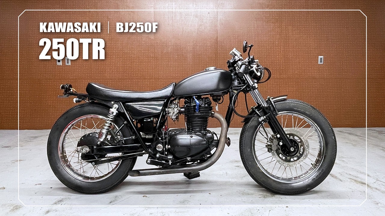 【KAWASAKI】250TR｜BJ250F｜社外フルエキゾーストマフラー・NGK製プラグコード・DAYTONA製スピードメーター装備＊その他の装備は説明に記載しています↓