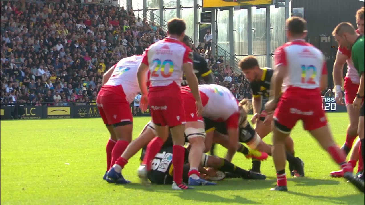 TOP 14 - Essai de Rémi PICQUETTE (SR) - Stade Rochelais - Biarritz Olympique- J04- Saison 2021/2022