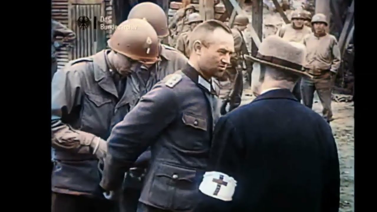Last Minutes of Curt Bruns &ndash; Nazi Officer Executed by Firing Squad, 1945