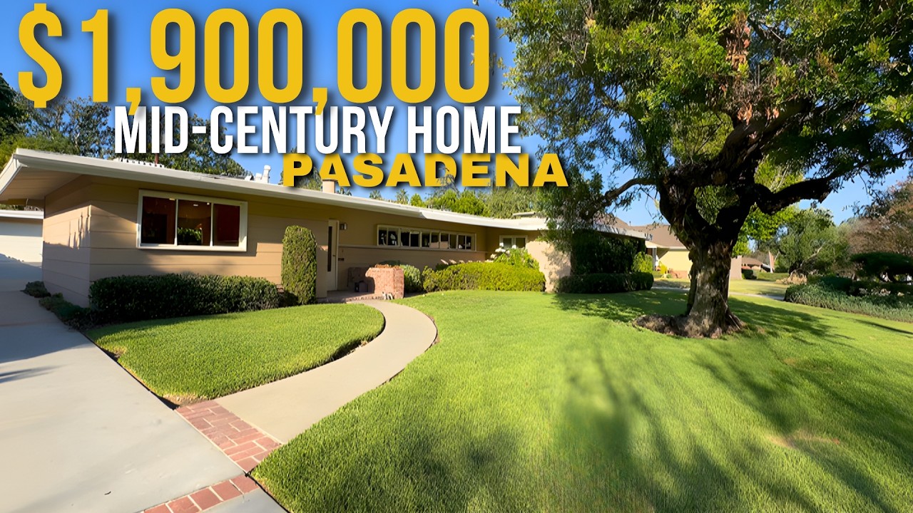 Mid-century Home Tour in Pasadena CA #homesforsale