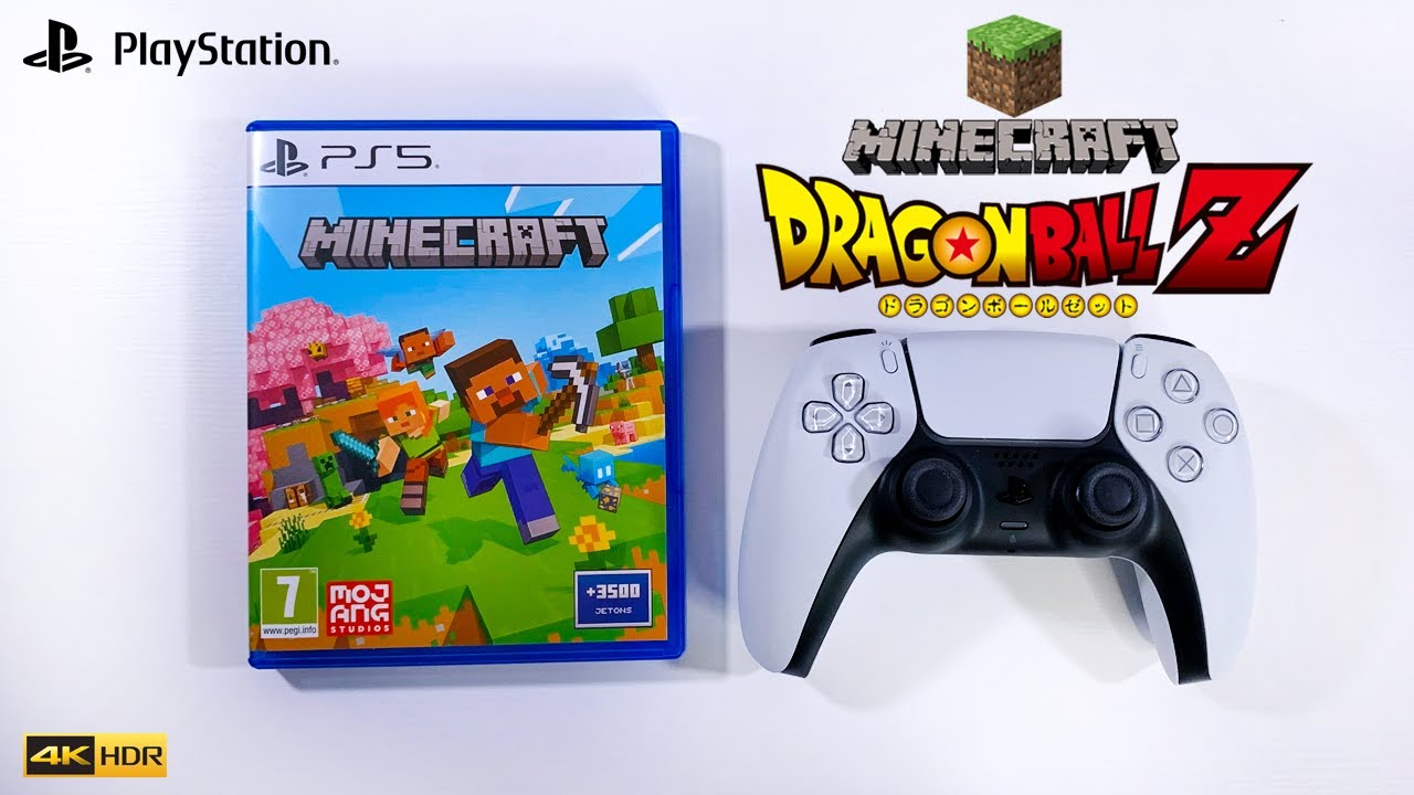 Playing Dragon Ball Z in Minecraft PS5