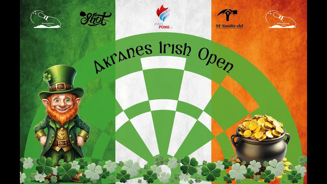 Akranes Irish Open - einmenningur (pílukast)