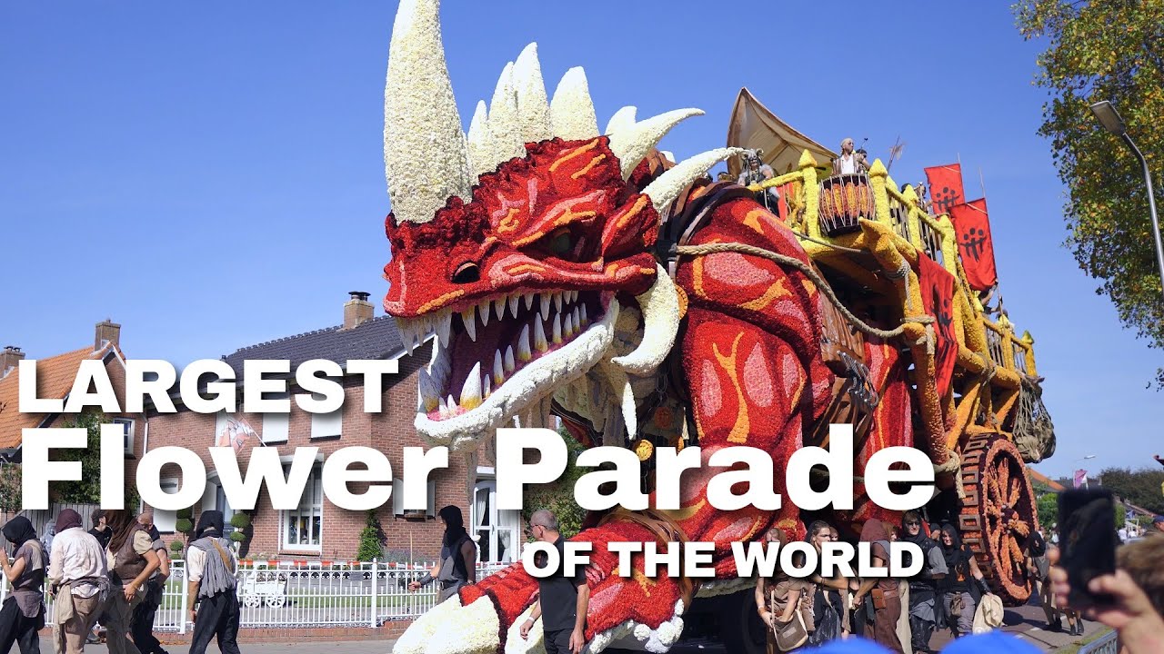 Corso Zundert 2025 🌸 World’s Largest Flower Parade 4K