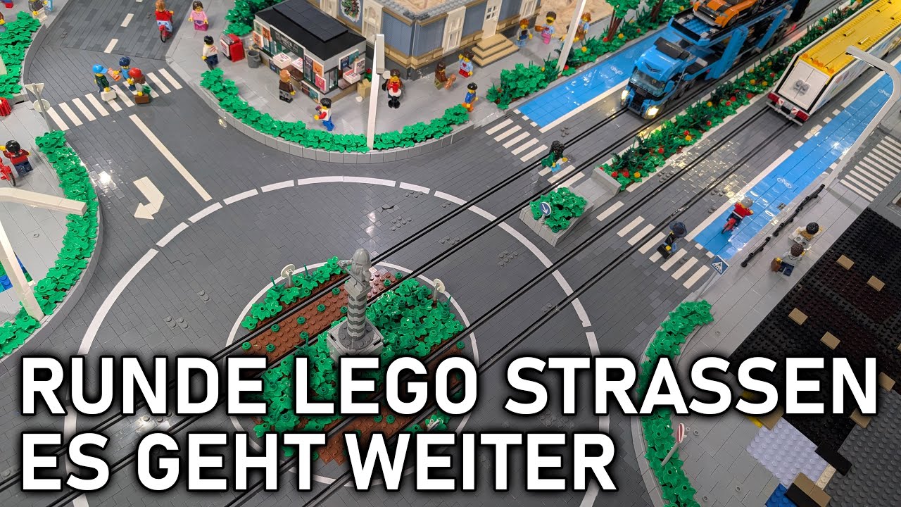 Knifflig und illegal? Runde Lego Stra&szlig;e machen es besser! &bull; BRICK WORLD LEGO&reg; UPDATE (466)