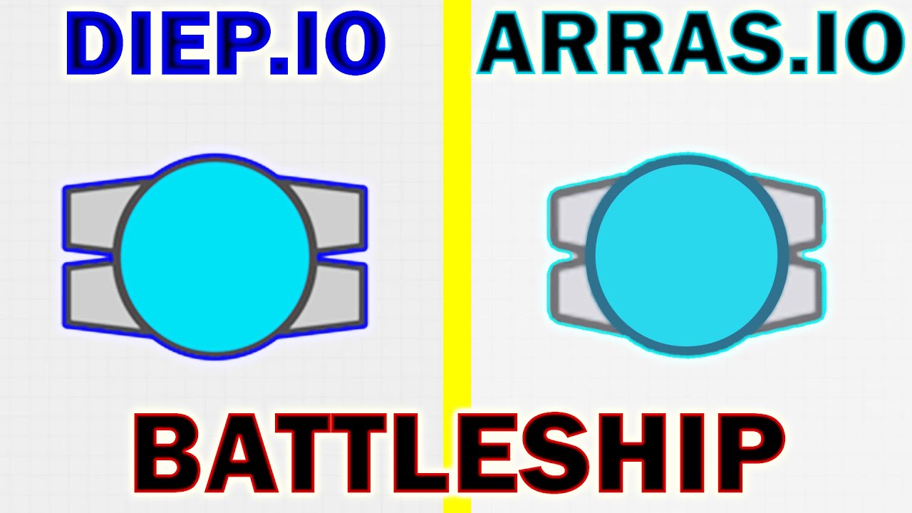 Diep.io vs Arras.io: Battleship Comparison