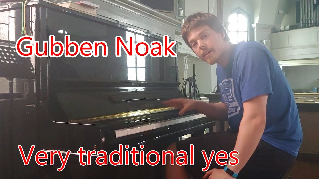 Gubben Noak piano song in Finnish