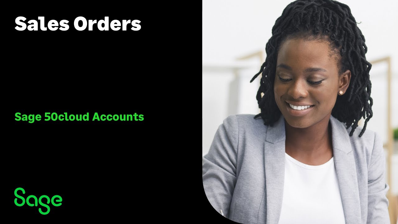 Sage 50 Accounts (UK) - Processing Orders