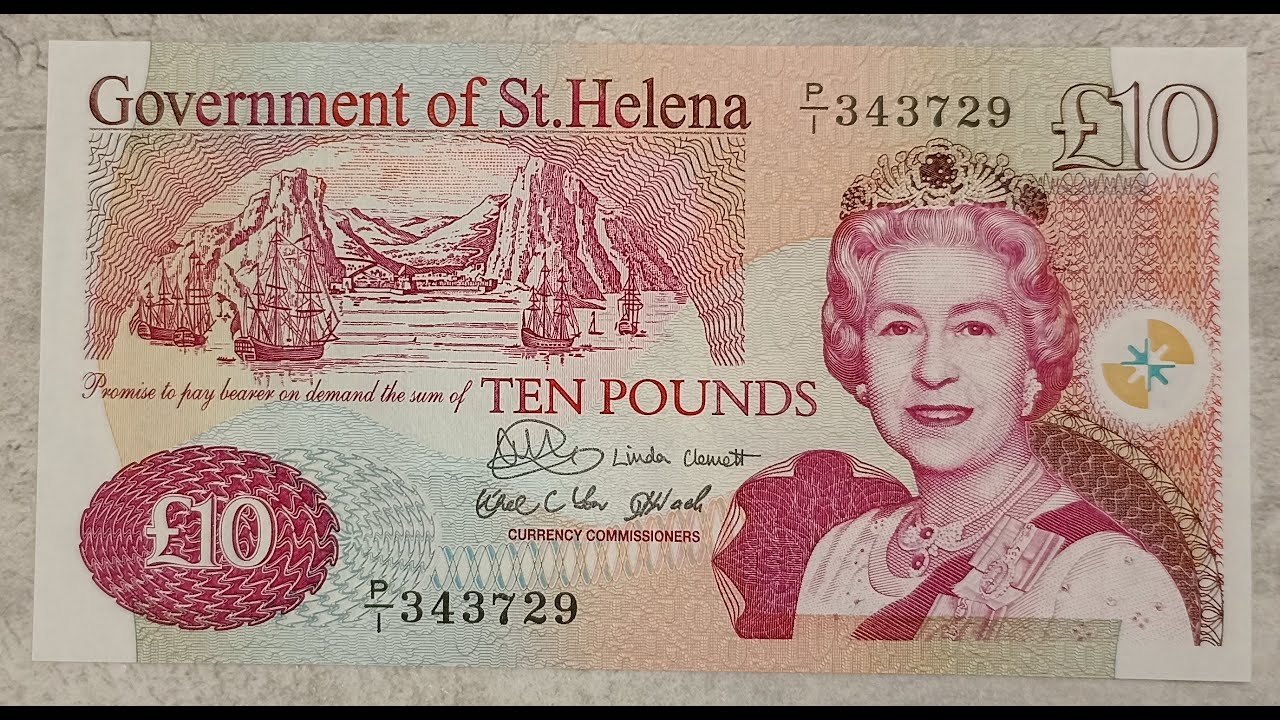 ST. - HELENA - 10 - POUND - 2004 - ASCENSION - TRISTAN DA CUNHA  -SHIPS - QUEEN - BANKNOTES - NOTE