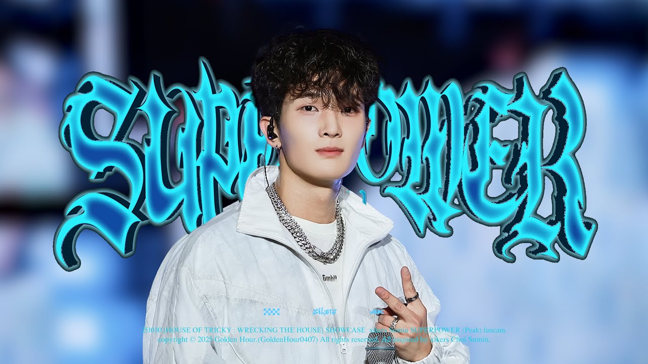 [4K직캠] 251030 6TH MINI ALBUM COMEBACK SHOWCASE xikers (싸이커스) 수민 (SUMIN) 'SUPERPOWER(Peak)' FANCAM