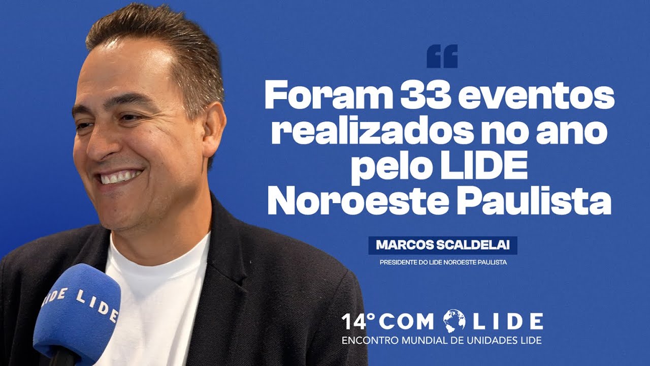 Foram 33 eventos realizados pelo LIDE Noroeste Paulista | 14º COMLIDE 2025
