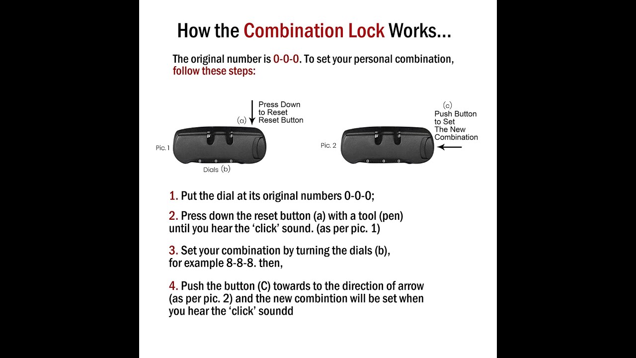 Herb Guard Smell Proof Bag - Lock Reset