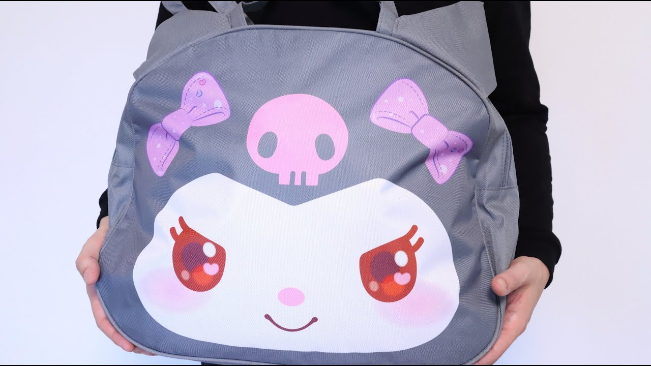 Kuromi Lucky Bag 2024 Big Kuromi Face Bag contains many Kuromi Items