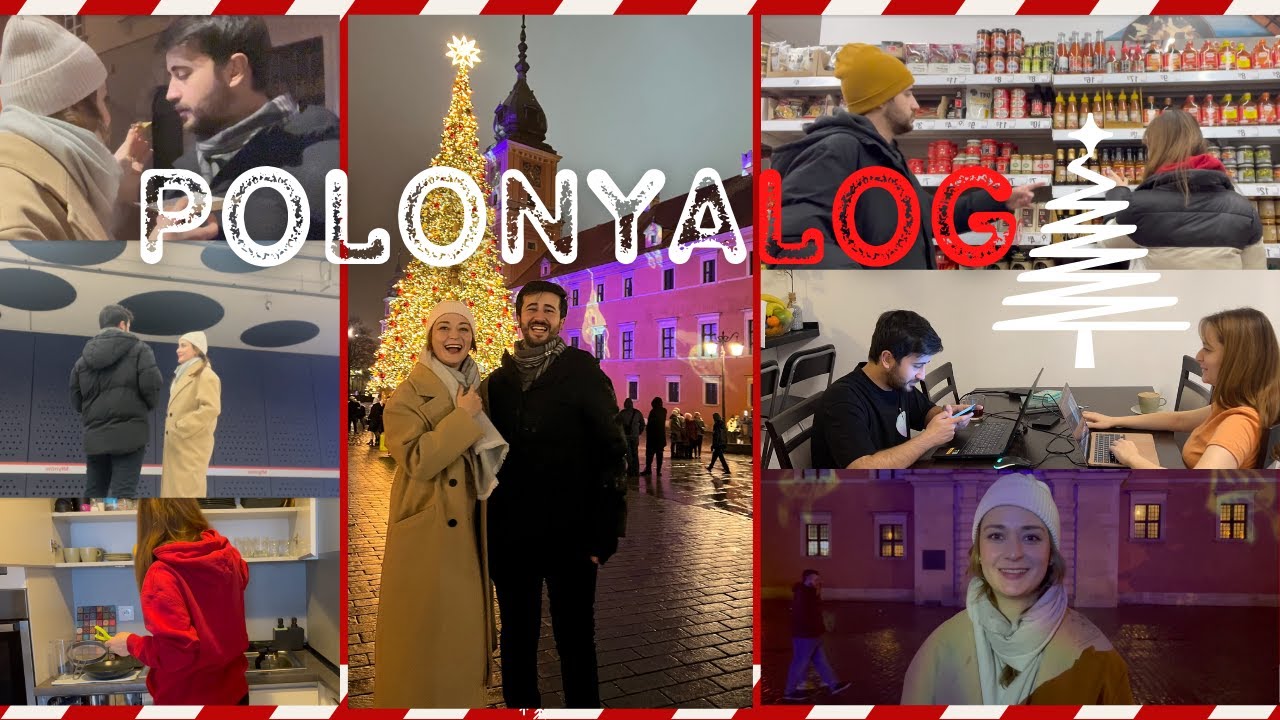 Bir Cumartesi Vlog'u! | Varşova'da Christmas Marketi geziyoruz! 🎄| Evde takılmak, market alışverişi