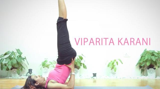 How to do Viparita Karani