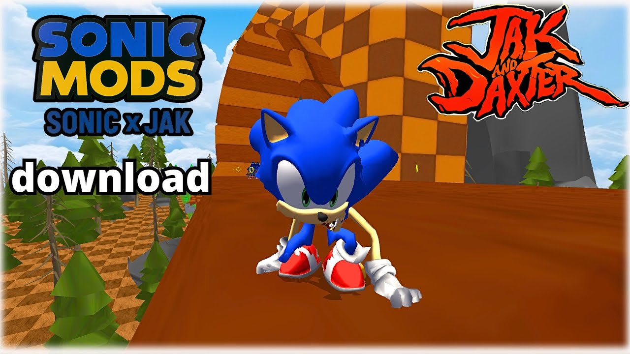 Sonic Mods / Sonic x Jak ! 🦔 🚀 Download ! #mod #jakanddaxter #opengoal #mods #jak1 #sonic