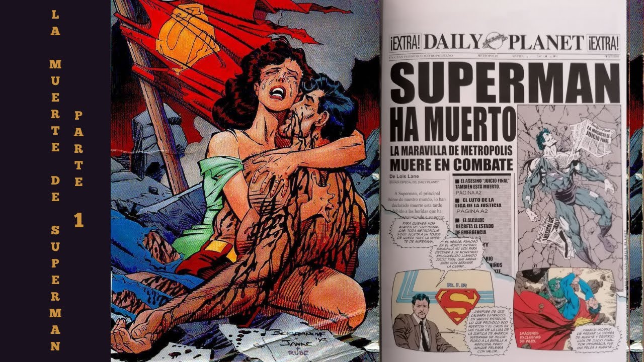 LA MUERTE DE SUPERMAN | CÓMIC NARRADO PARTE 1 | ¡El cómic más impactante de la historia!