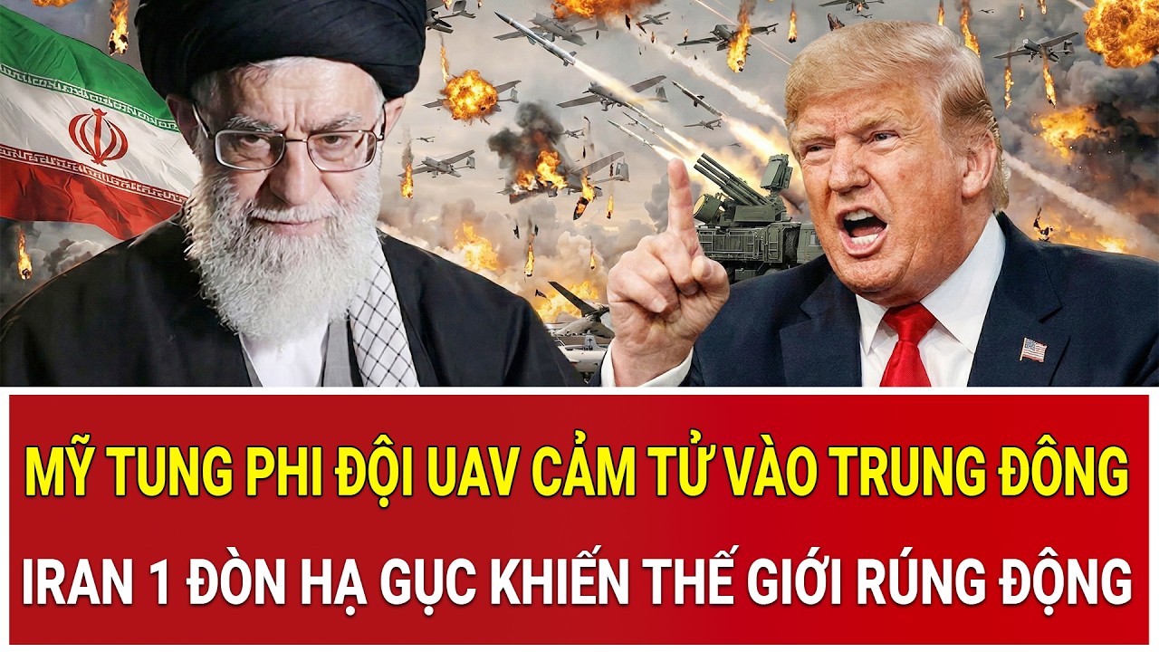 Mỹ tung phi đội UAV cực bí ẩn vào Trung Đông; Iran từng một đòn hạ gục khiến thế giới rúng động