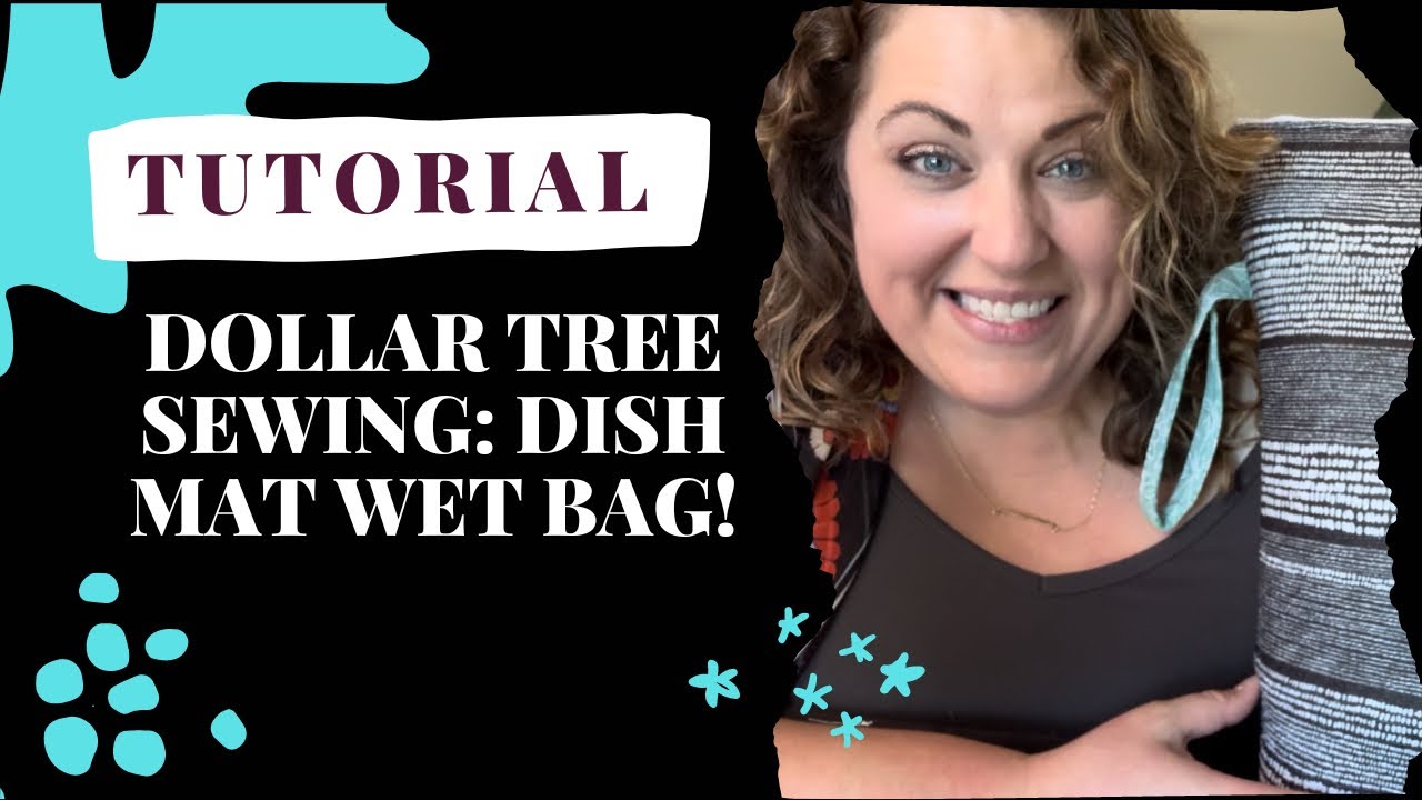 Я превратила два коврика для сушки посуды Dollar Tree во ЧТО??? @dollartree #diycrafts #dollarsto...
