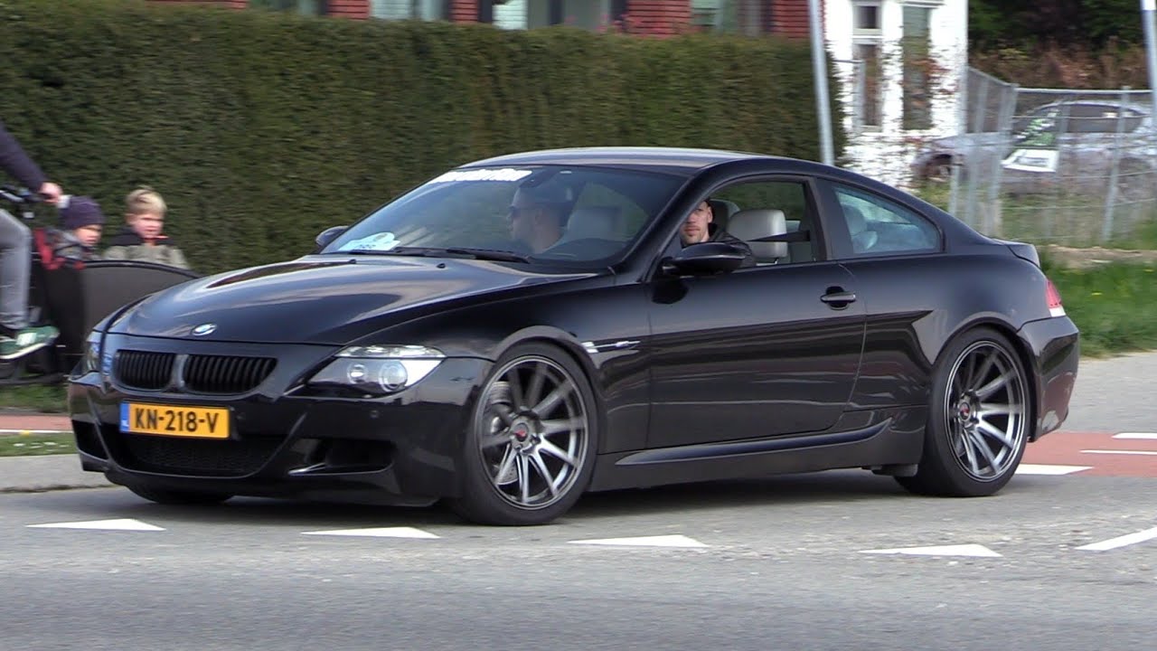 BMW M6 V10 with STRAIGHT PIPE Akrapovic Exhaust!! INSANE V10 SOUNDS!