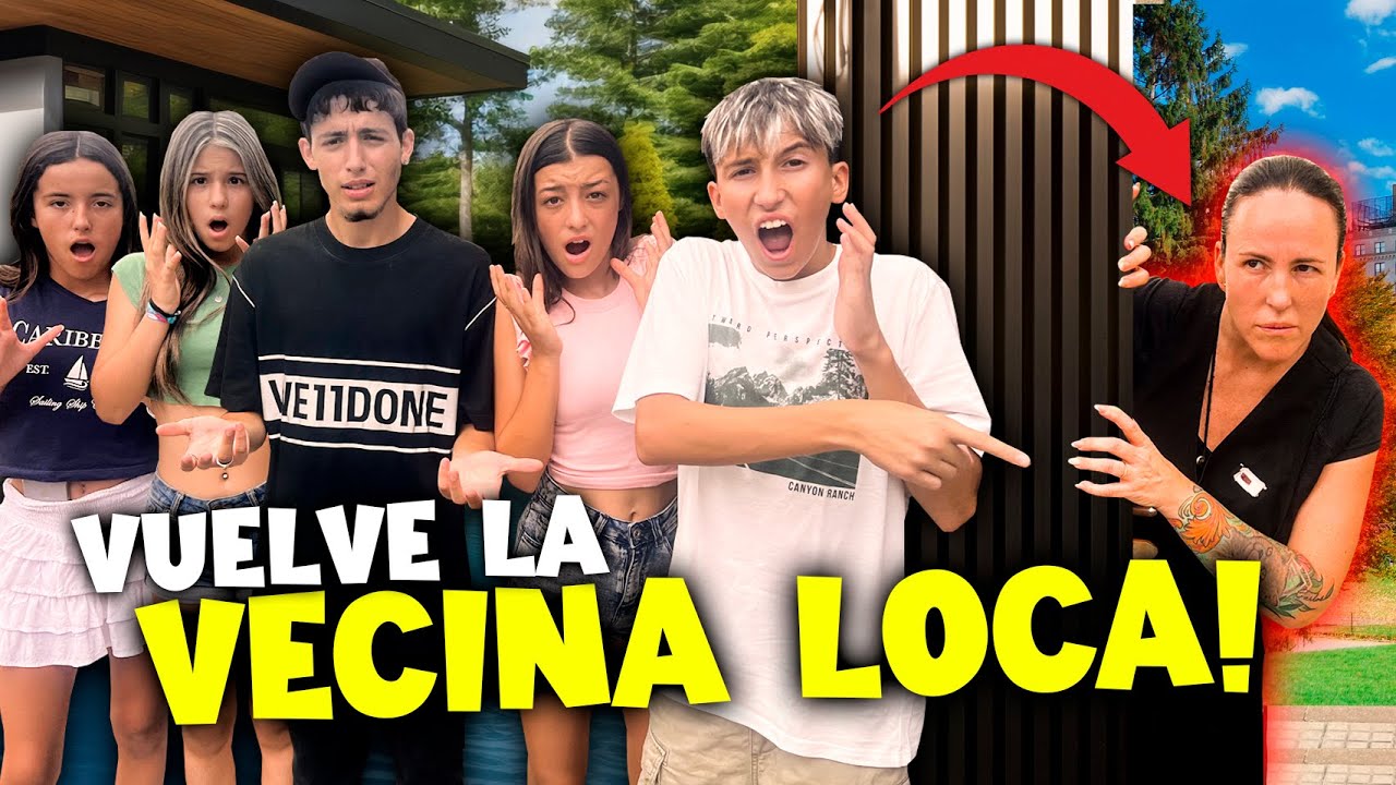 La vecina loca se cuela en nuestra casa😱😱