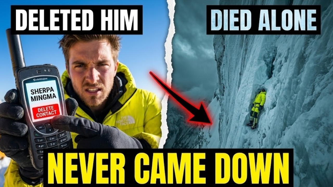 This Climber Deleted His Sherpa's Number and Soloed to the Top — He Never Came Down