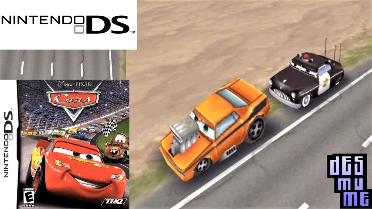 Cars (2006) Nintendo DS Gameplay in HD (DeSmuME)