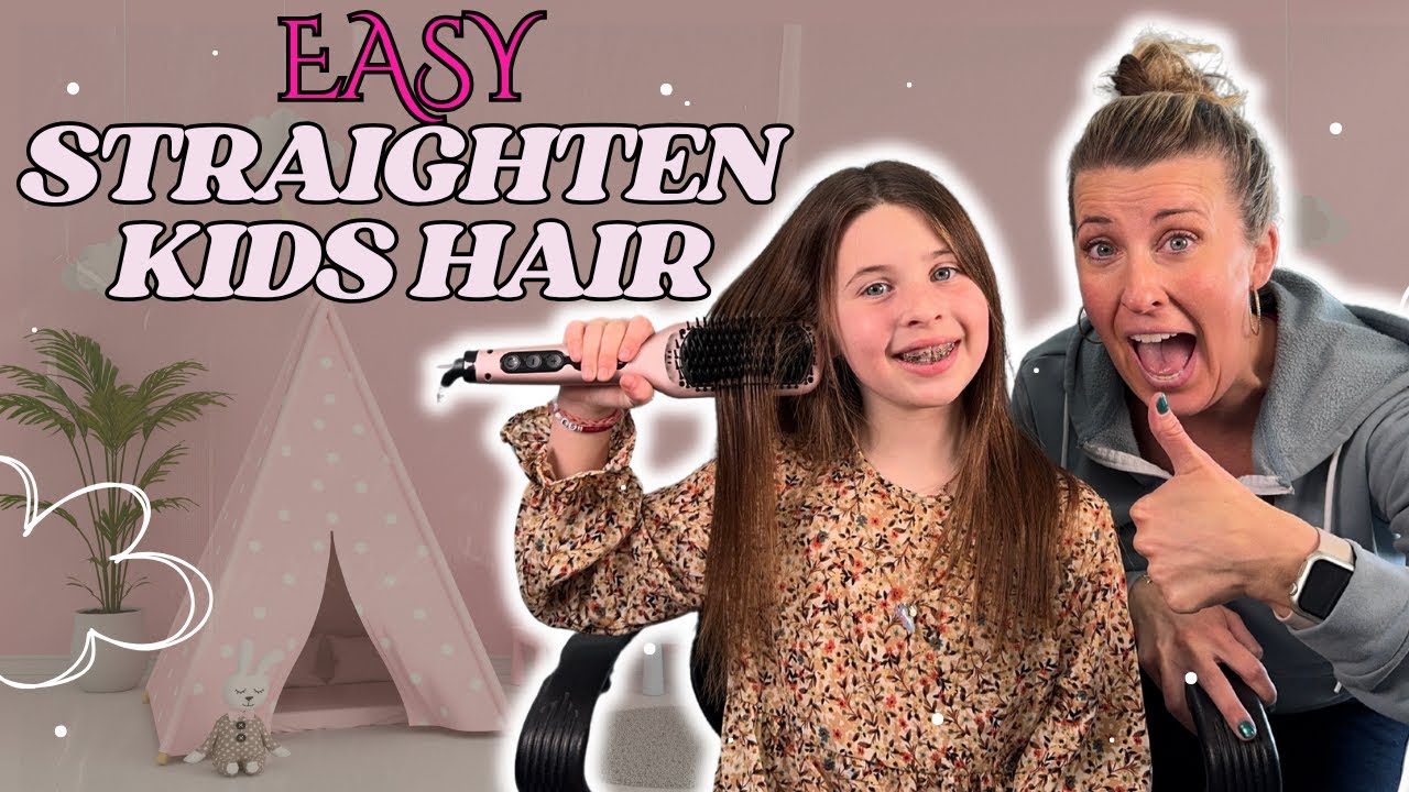 Straighten Kid's Hair | So Safe & Easy Your Kid's Can Do It!