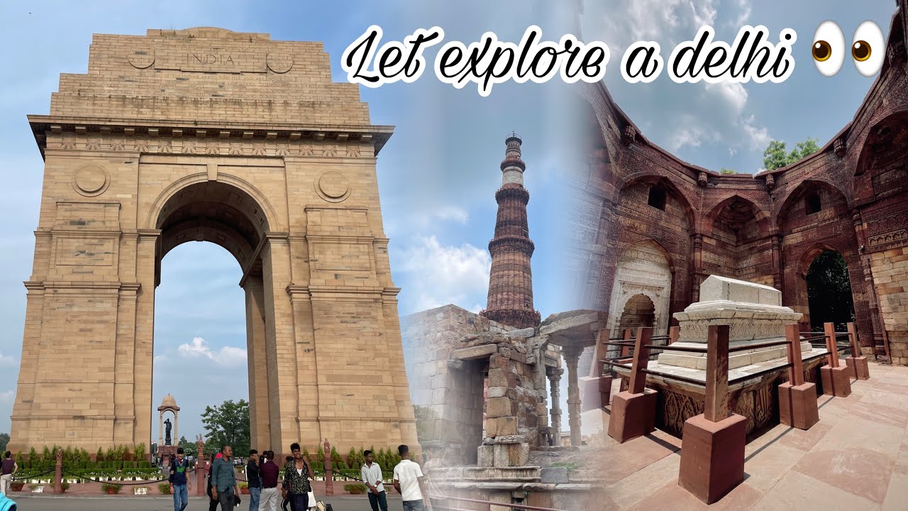 Vlog no.41 , Let explore some places of delhi ✌🏻👀
