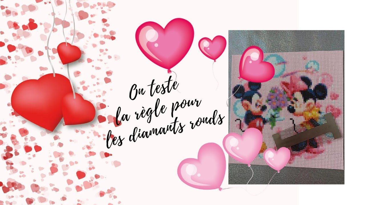 Test de la règle diamants ronds +toile #everydayedeals #dp #diamondpainting #broderiediamant
