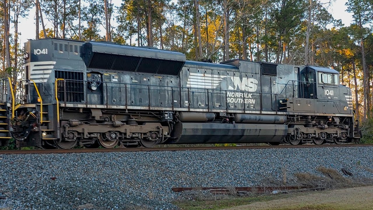 Norfolk Southern 192 Manifest Weekend Highlights Street Running Plenty of Power in Augusta Ga