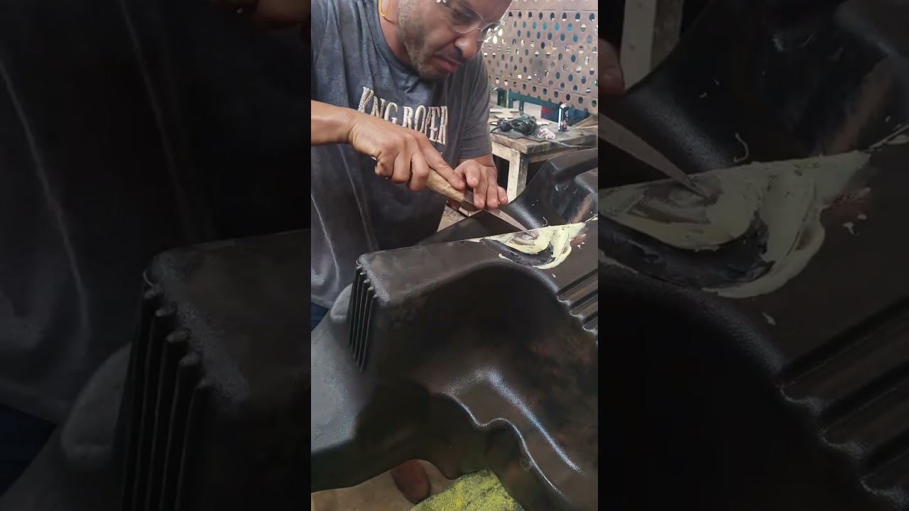 Restauração de tanque de plástico 