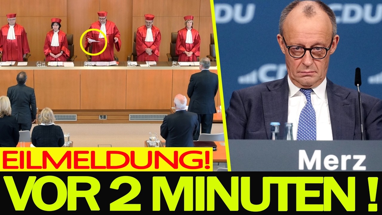 Verfassungsgericht stoppt Merz abrupt – Politisches Beben in Berlin!