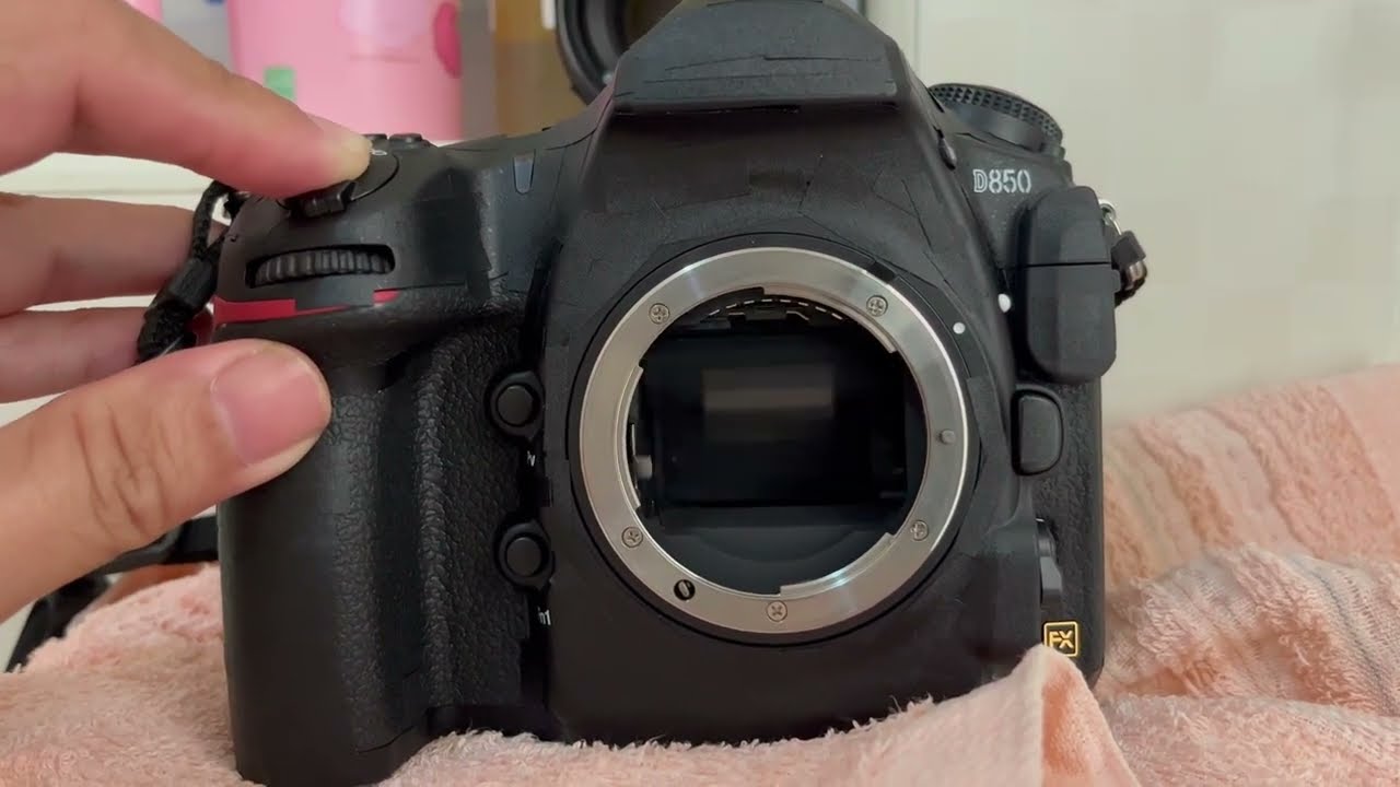 Nikon D850 7連拍裝鏡頭和沒有鏡頭的聲音