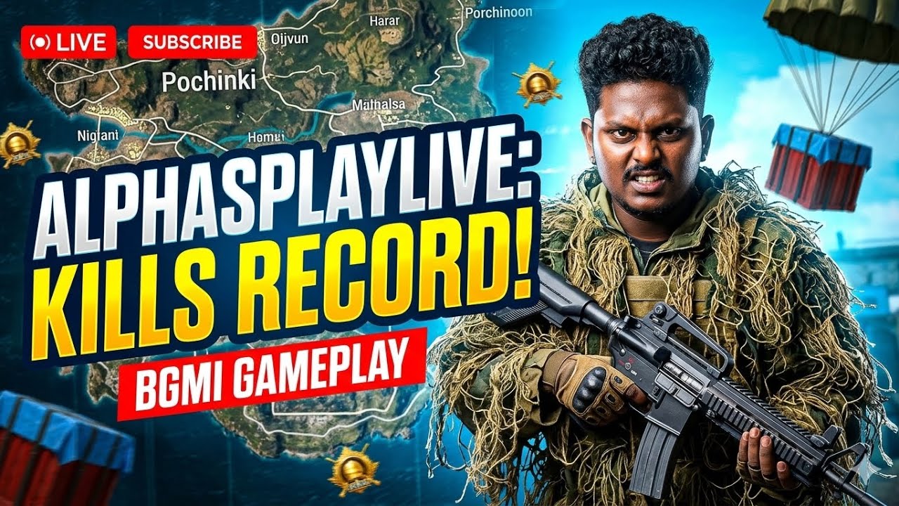 🔴 Alphasplaylive 2026 BGMI LIVE | Road to 1k subscriber BGMI #pocox3probgmigameplay90fps #bgmi