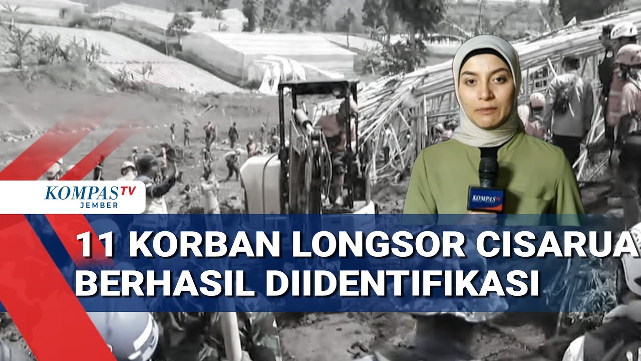 Tim DVI Identifikasi 11 Korban Longsor Cisarua Bandung Barat