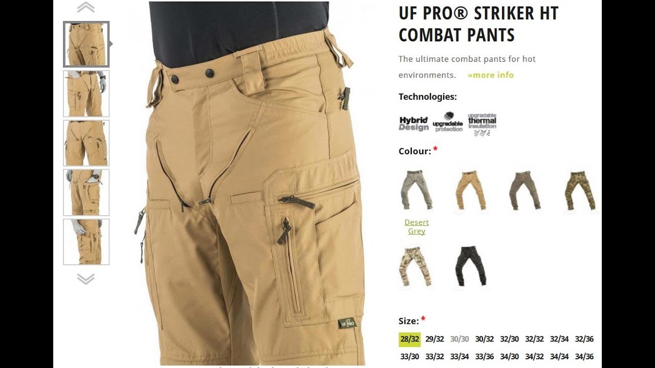 UF PRO® STRIKER HT COMBAT PANTS обзор тактических штанов