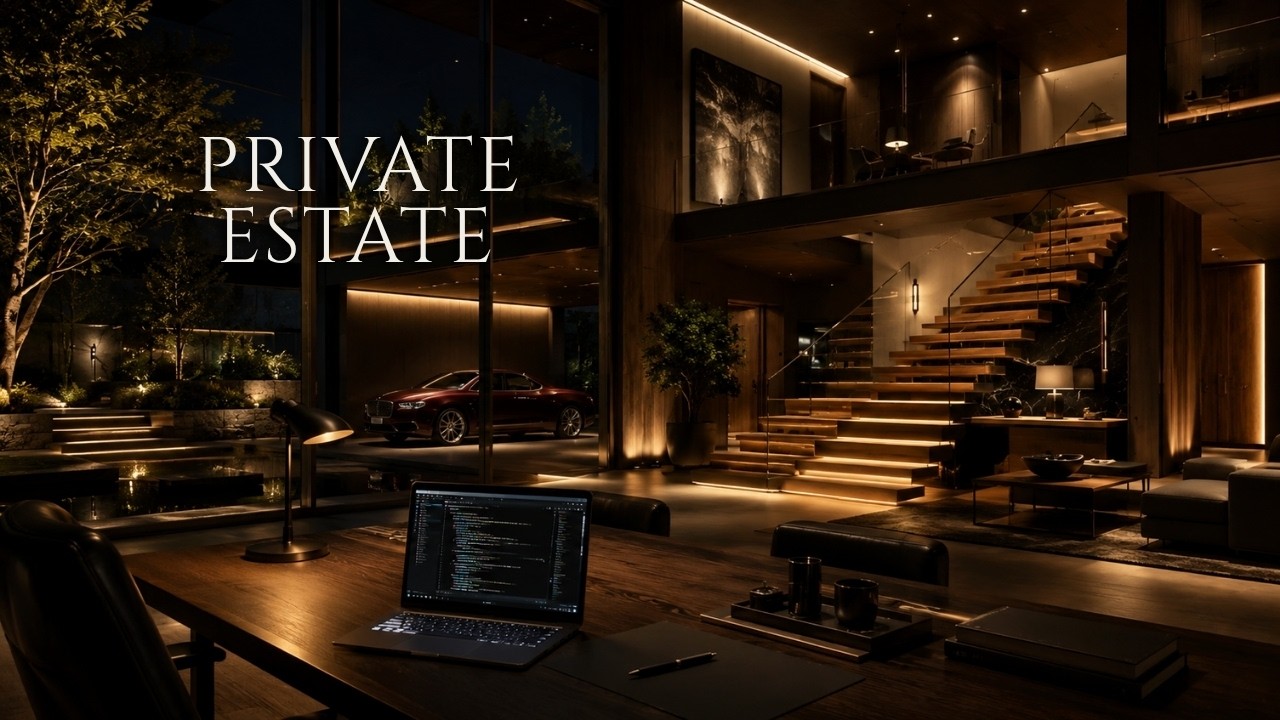 PRIVATE ESTATE | Luxury Deep Focus Music for Coding, Study & Deep Work (2 Hours)