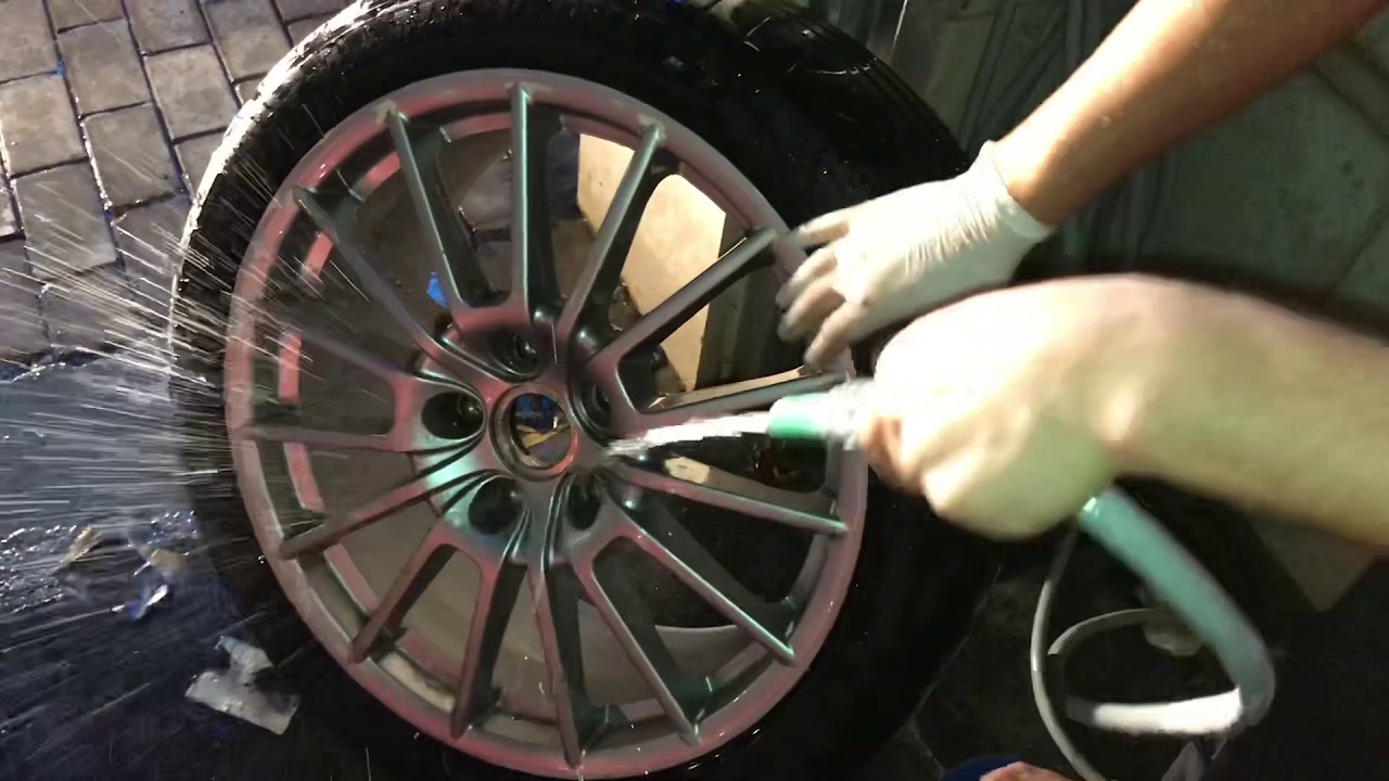 Wheels restoration & black mate painting  / it’s Another dimensions idea 💡Porsche Panamera