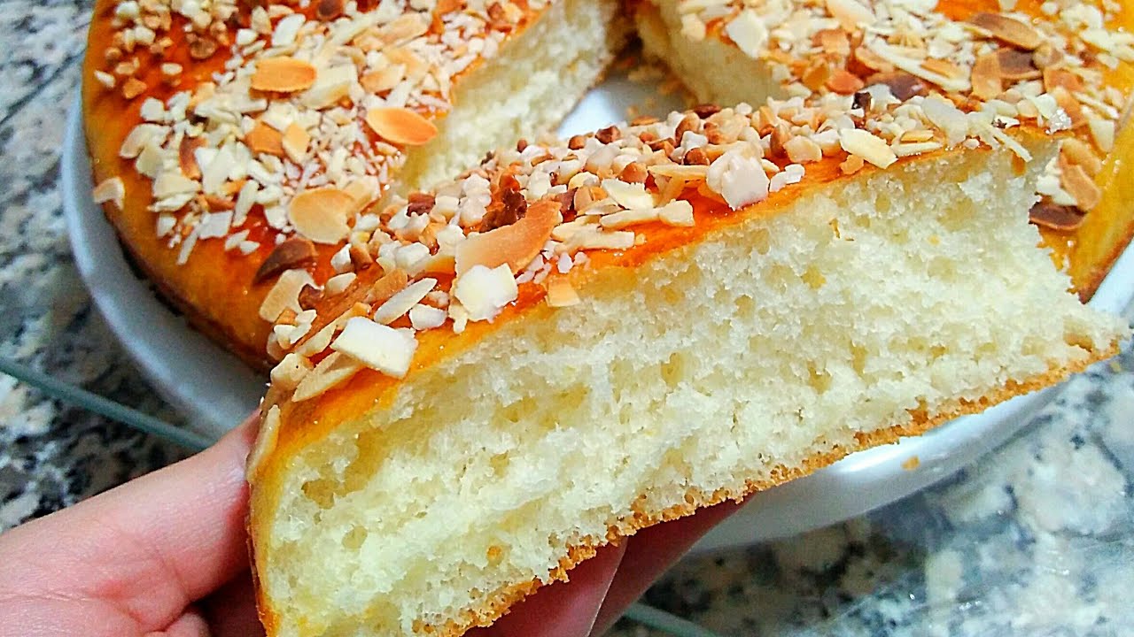 بريوش سائل سريع خفيف كالقطن 😍 بدون خميرة كيماوية🔴 بدون عجن او دلك غير مكلف👍خبز حلو